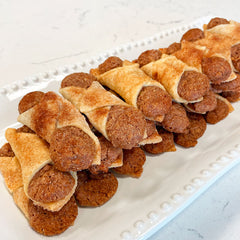Cinnamon Pecan Kolachi Cookies - Plated