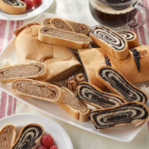 Honey Walnut Kolachi Roll - Potica Povitica Beigli Kolache | Butter ...